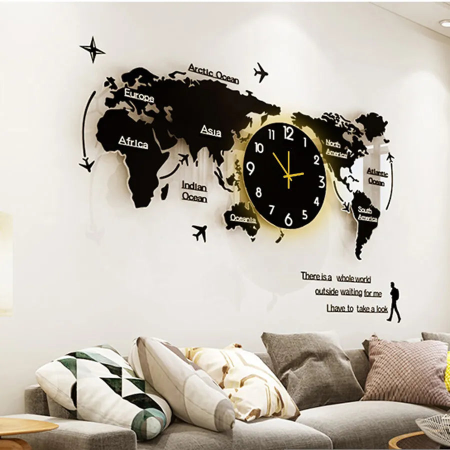 World Map 3D Design
