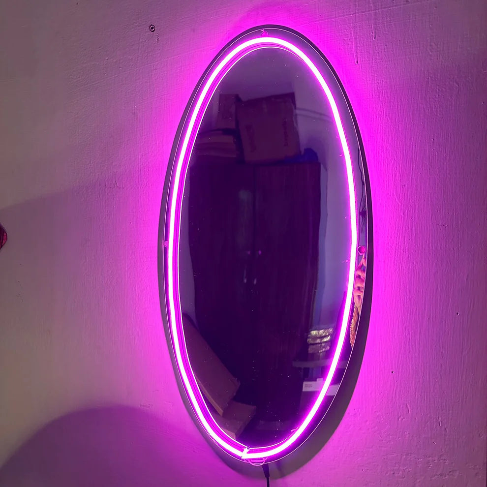 Neon Selfie Acrylic Mirror For Room Walls