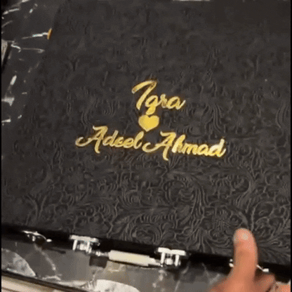 Customize Nikah Sign Plates SIZE 10X12